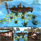 GD MESH RIVER BOAT SCENE COUPLE ANIMATIONS