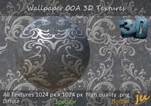 JU Wallpaper 00A 3D Textures Full Perm
