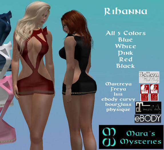 *MM* Rihanna Dress - 5 Colors