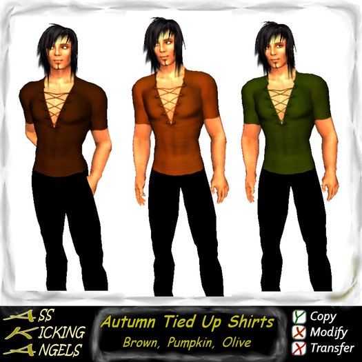 AKA Mens Tied up Autumn Shirts