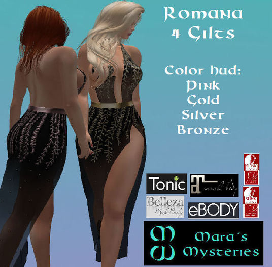 *MM* Romana Gown - "4 Gilts"