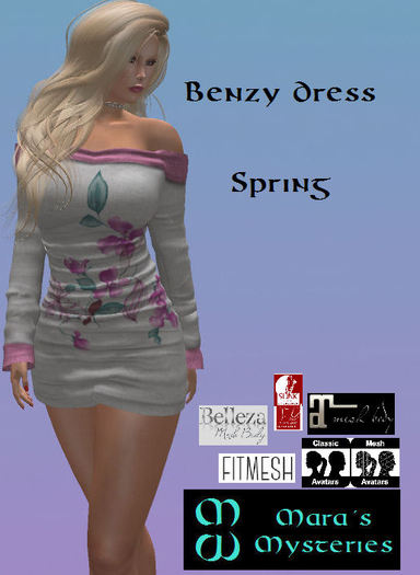 *MM* Benzy Off-shoulder Dress - Spring