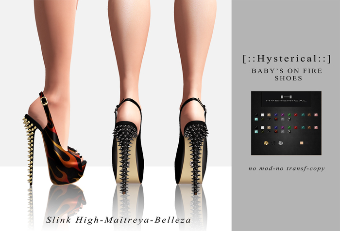 [::Hysterical::] Baby's On Fire Shoes w.Hud