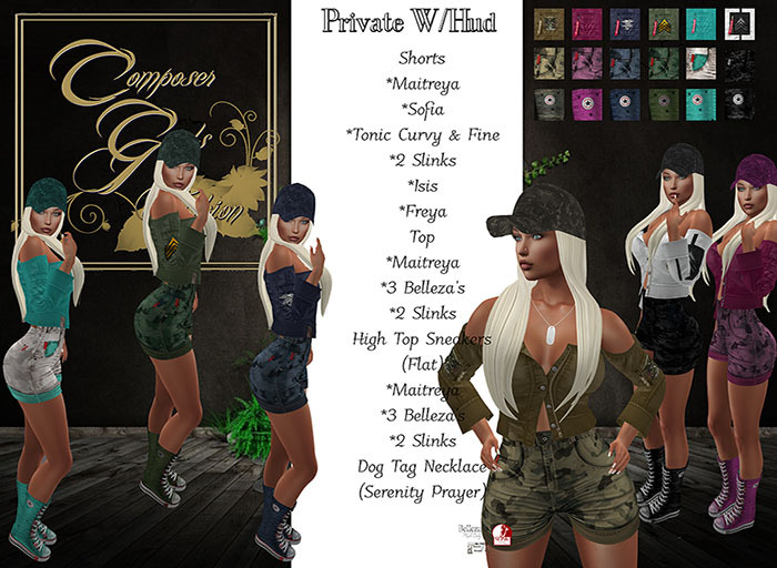 !CGF-*Private* Complete  Short Outfit W/Hud