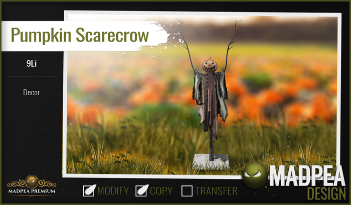 MadPea Pumpkin Scarecrow [Add Me!] Boxed