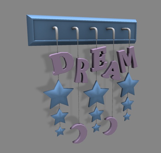 Dream Moon & Stars Wall Hanger