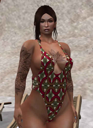 High Hipped Links Swimsuit