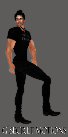 [GS] Individual male pose - X
