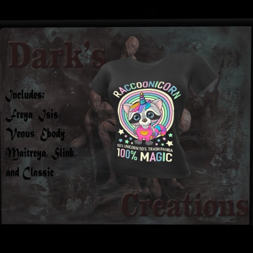 DC: Racoonicorn Tee Womens