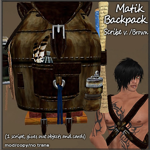 Backpack Matik T.E.D. Scribe /brown