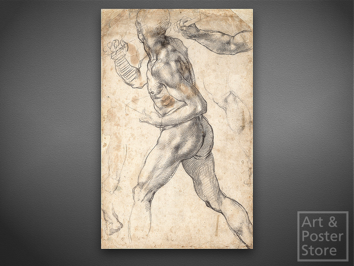 *APS* Classic - Michelangelo - Study Striding Man [boxed]