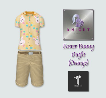 Second Life Marketplace - [KNIGHT DESIGNS] EASTER BUNNY OUTFIT (ORANGE