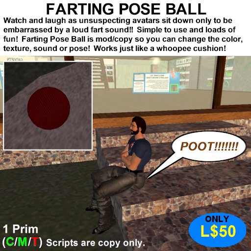 Farting Pose Ball
