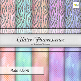 Glitter Fluorescence Matchup Kit 10 Seamless Fabric Textures NM