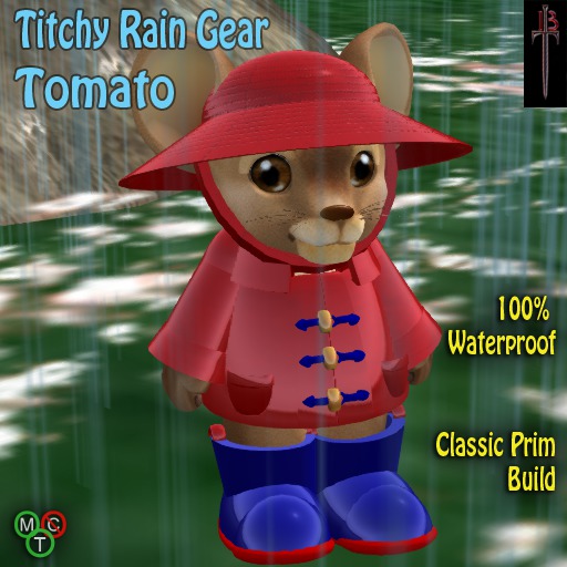 Titchy Raingear - Tomato