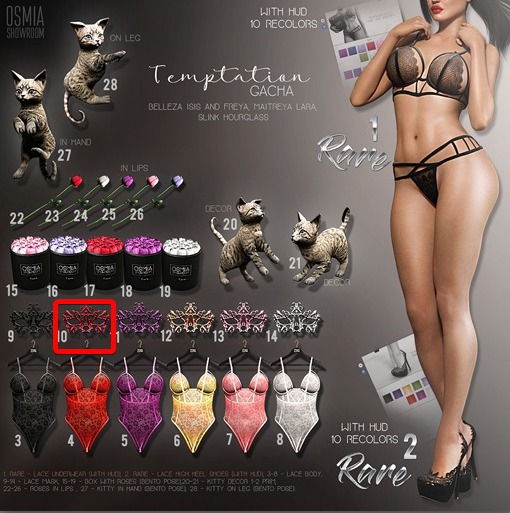 OSMIA - Temptation.Gacha.Mask - Red