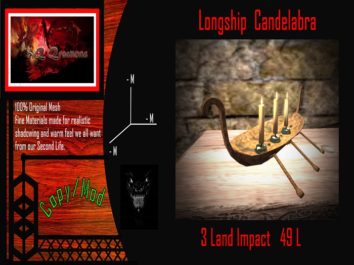 Longship Candelabra