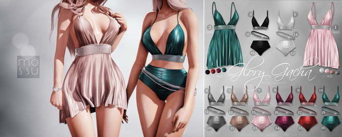 Mossu - Glory(2).Dark Dress - Freya - RARE