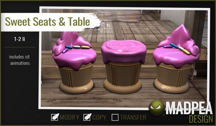 MadPea Sweet Seats & Table [add me!]
