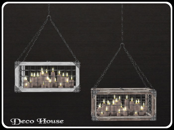 Hanging Candles Cage