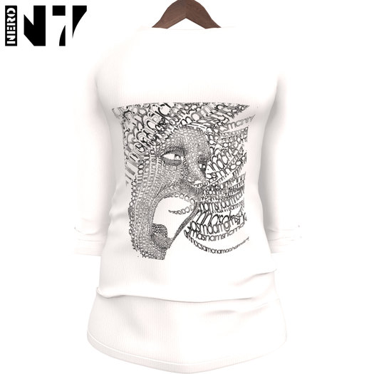 Nero - Raglan Longsleeve - Scream (white)