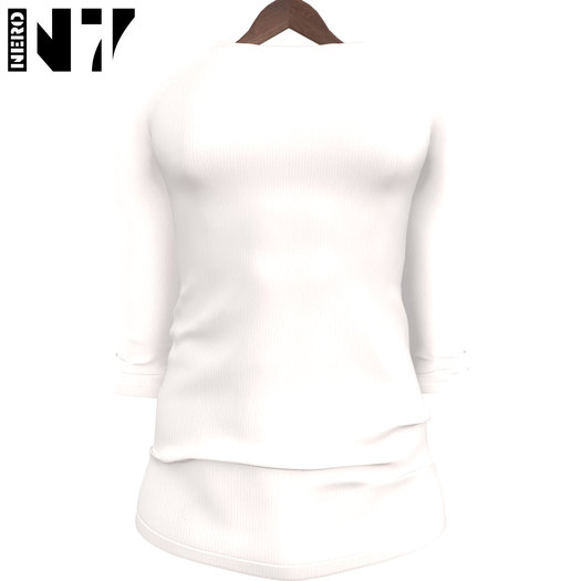 Nero - Raglan Longsleeve - Solid white