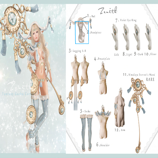 =Zenith=Snowy Discipline Headpiece