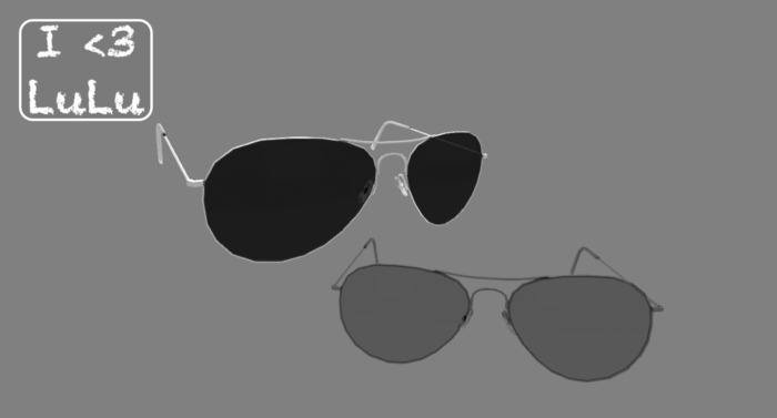 I<3LuLu Aviator Glasses