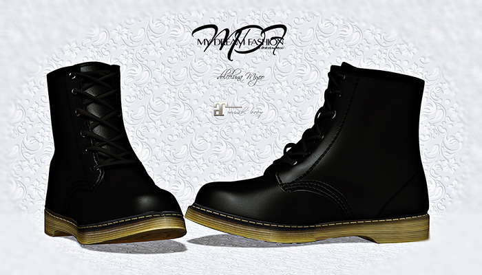MDF Martin Boots - Black - (wear/rez)