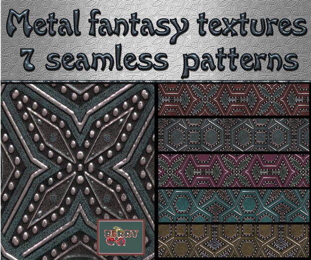 Berry's Metal Fantasy Textures  - Add To Unpack Me