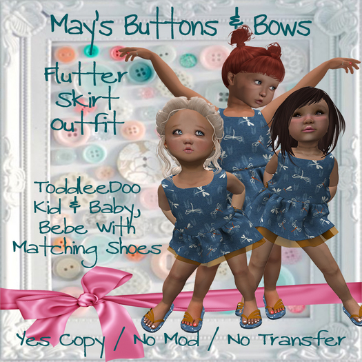 MBB * Flutter Skrit Outfit (TD&Bebe)
