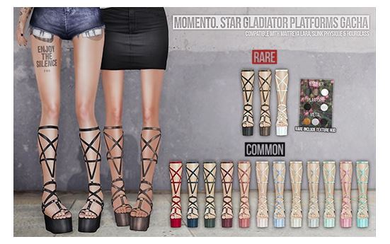 Momento. Star Gladiator Platforms gacha Light pink