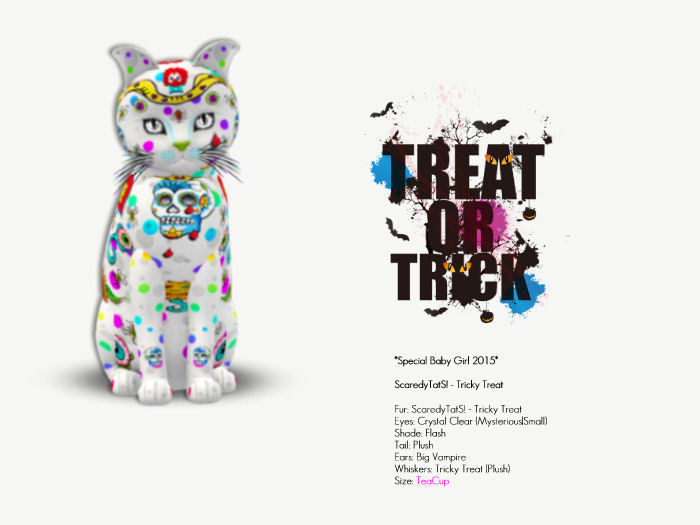 KittyCatS Box - ScaredyTatS! - Tricky Treat - Girl TeaCup - 201