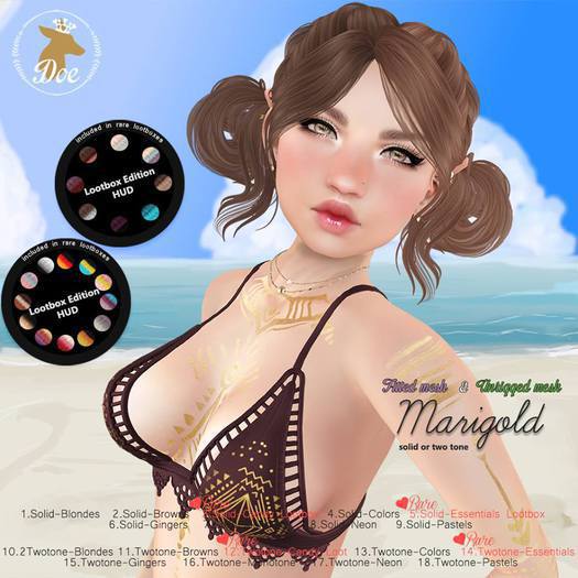 5. Doe: Marigold (solid) - Essentials Lootbox RARE