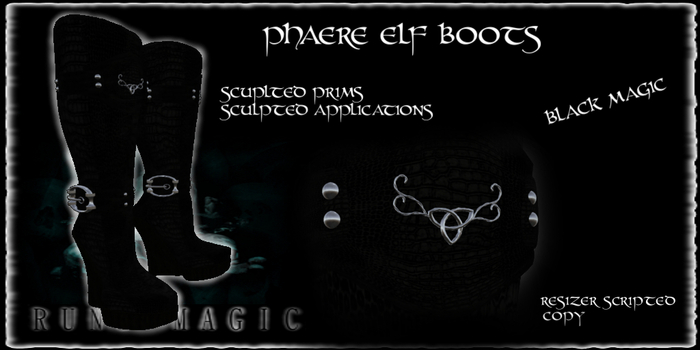 Phaere Boots Black