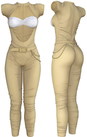 adorsy - Richelle Overall Beige - Maitreya