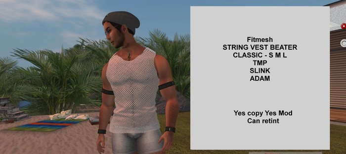 string vest beater - boxed