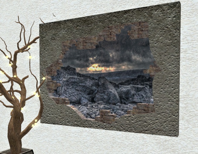 Picture apocalyptic landscape