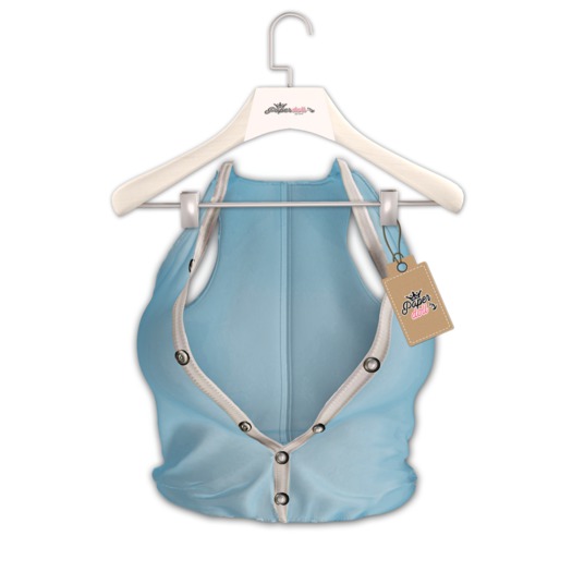 ..::PD::.. Cherie shirt White-Blue 