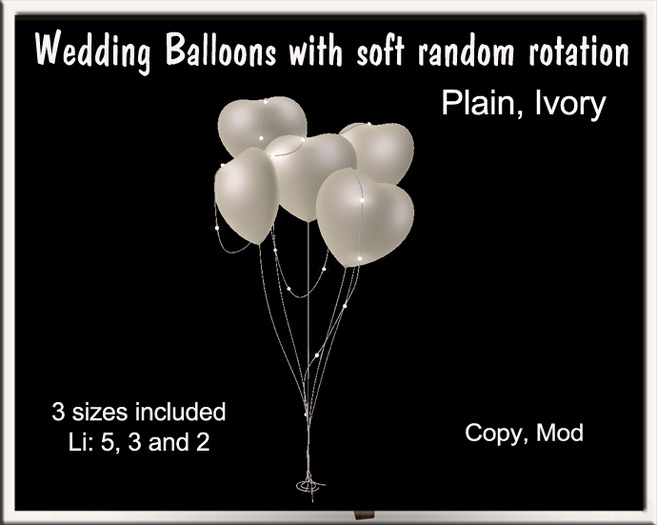 wedding balloons_Plain Ivory