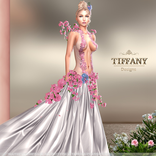 ::TD:: Blossom Gown with Appliers ~ Pink
