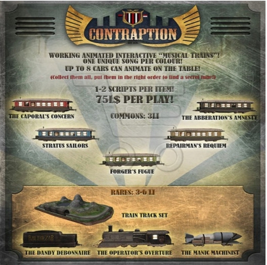 [ContraptioN] Musical Train: Repairman's Requiem Boxed