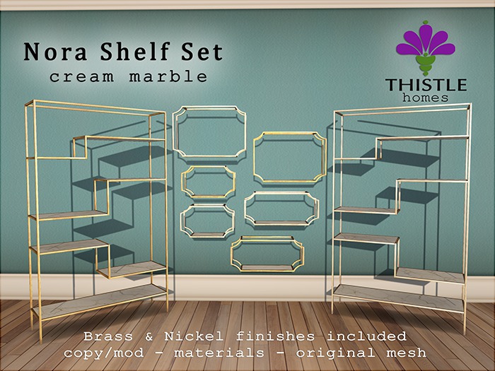 Thistle Nora Shelf Set Cream (add to open)