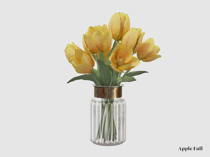 West Village Spring Tulips - Yellow (Box)
