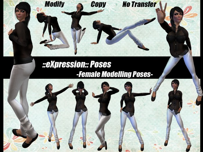 ::eXpression:: Poses - Female Modeling Poses