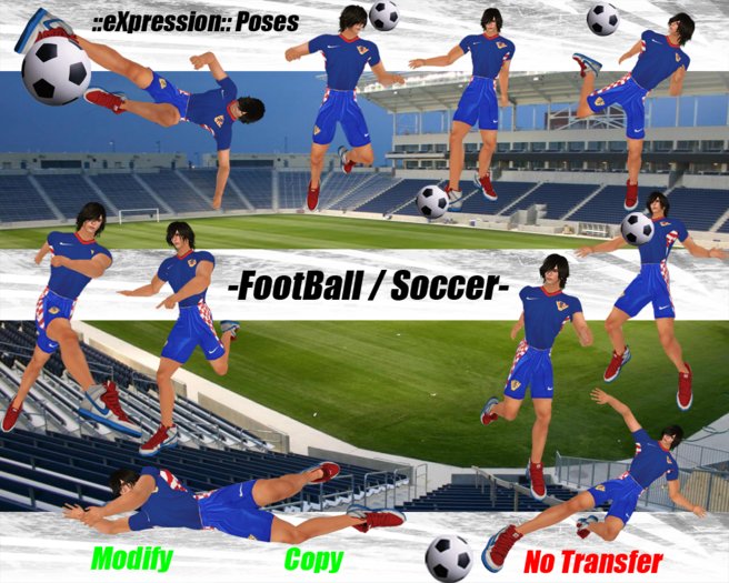 ::eXpression:: Poses - Sports: FootBall/Soccer Poses