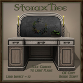 Celtic Wood & Stone Desk A17