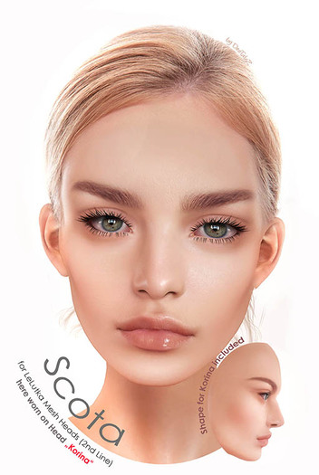 DeeTaleZ *Appliers* LeLutka Heads 2 "Scota" - Skintone: MIXEDTYPE - BOM ready!