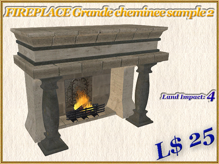 FIREPLACE Grande cheminee sample 2