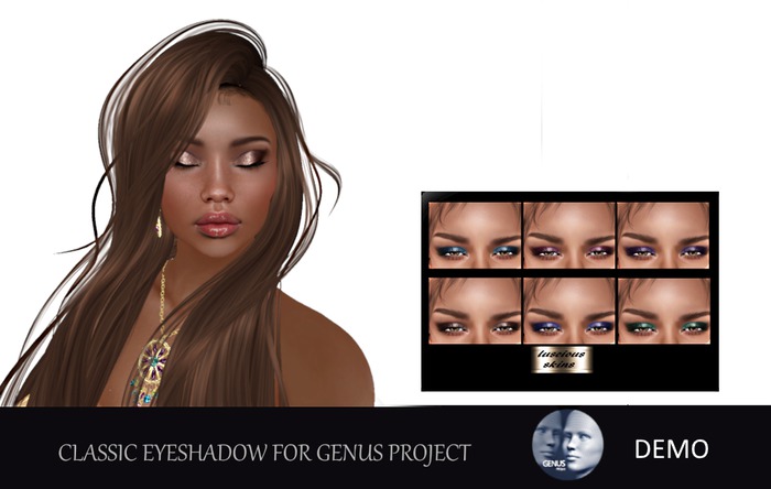GENUS DEMO.  SULTRY  EYESHADOW  FAT PACK